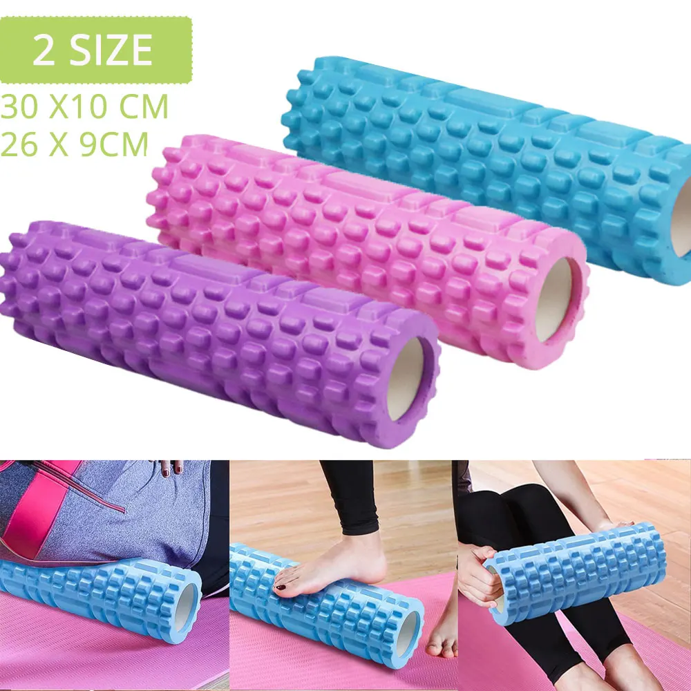 

Yoga Column Fitness Foam Roller Pilates Yoga Exercise 2 Sizes Gym Training Roller Soft Yoga Block Muscle Roller Drop Shipping