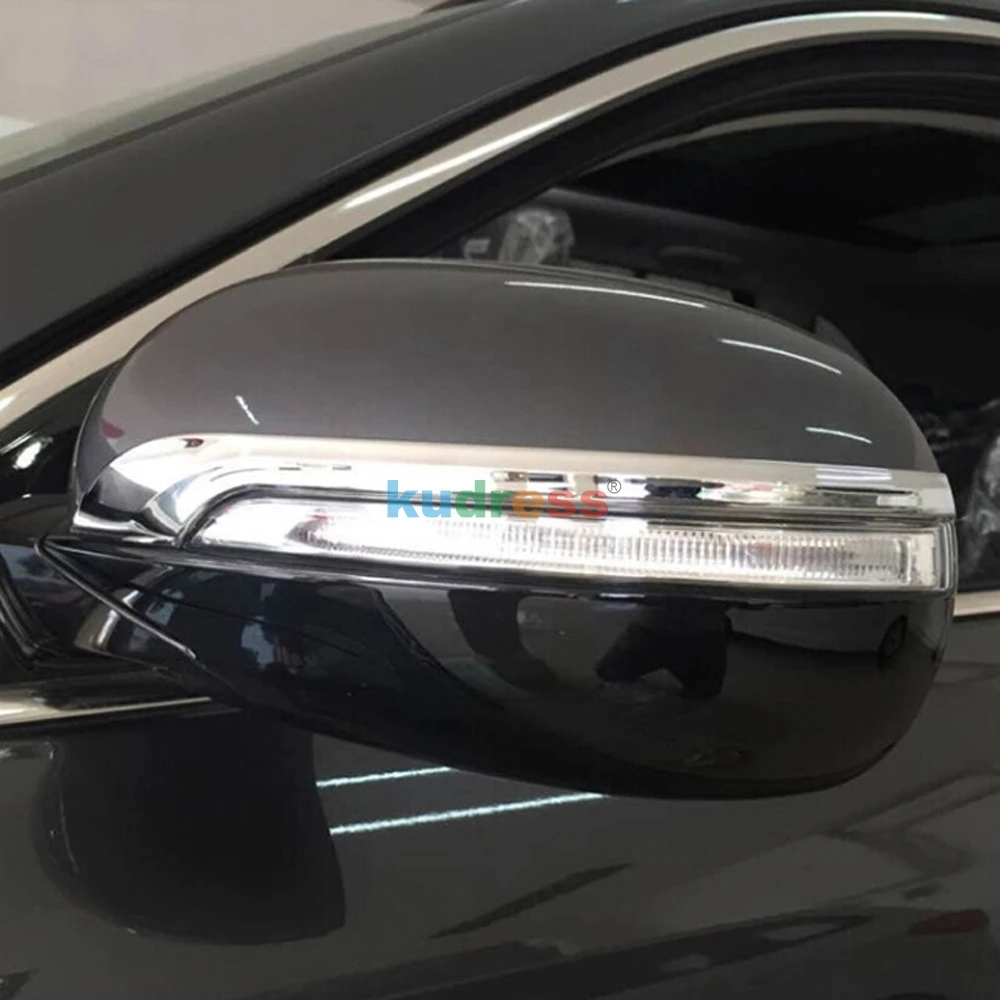 Для Kia Sorento ABS хром зеркало заднего вида автомобиля крышка отделка боковой двери полоска на зеркале декоративное литье Крышка Аксессуары