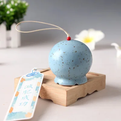 spots blue 1 Ручной работы керамические колокольчики китайский стиль Цзиндэчжэнь синий и белый фарфор колокольчики - Цвет: spots blue 1