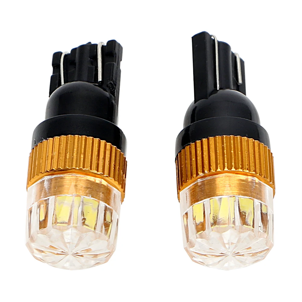 

2 шт авто 2SMD T10 5630 DC 12 В Белый 6500K светодиодный клиновидный фонарь внутреннее чтение стояночный светильник W5W