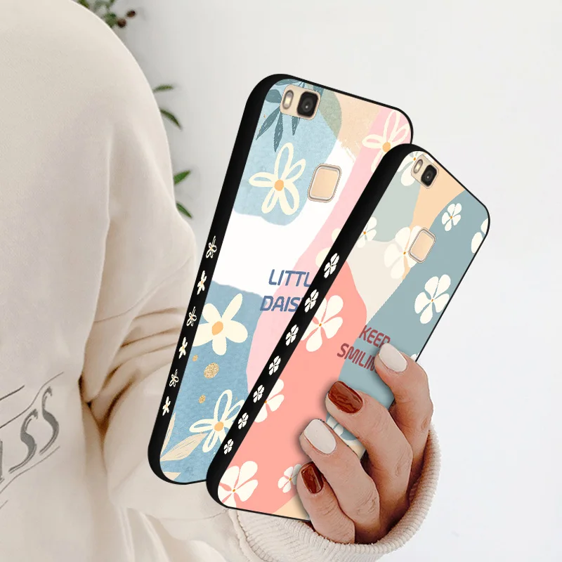 Чехол с боковым рисунком четырехлистного клевера для Huawei P9 P10 Lite Plus чехол из ТПУ