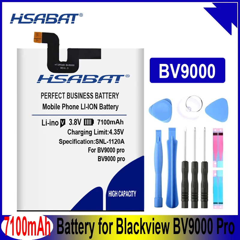 HSABAT 12000 мАч Топ батарея мобильного телефона для Blackview BV6000 BV6000S BV7000 BV8000 BV9000(BV7000 BV8000 BV9000 BV9500 Pro