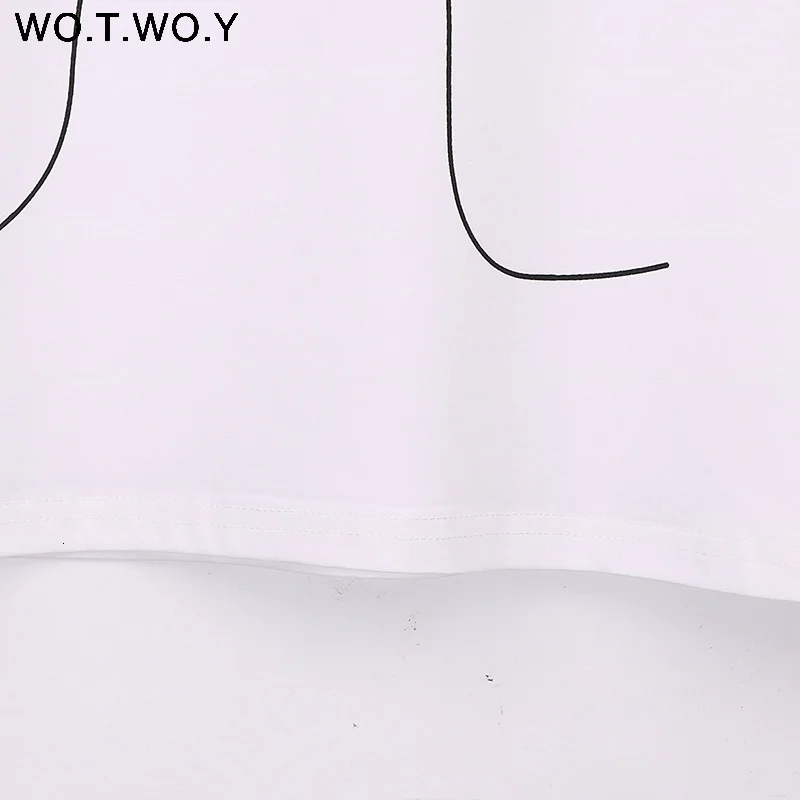 WOTWOY Tumblr Lips футболка женская летняя с круглым вырезом повседневные топы с принтом женская хлопковая с коротким рукавом забавная футболка Женская Harajuku
