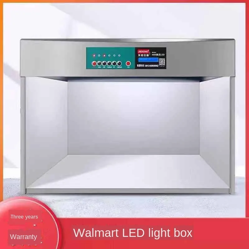 Цветной световой короб международного стандарта 4 5 6 7 сравнение цветов ткани и