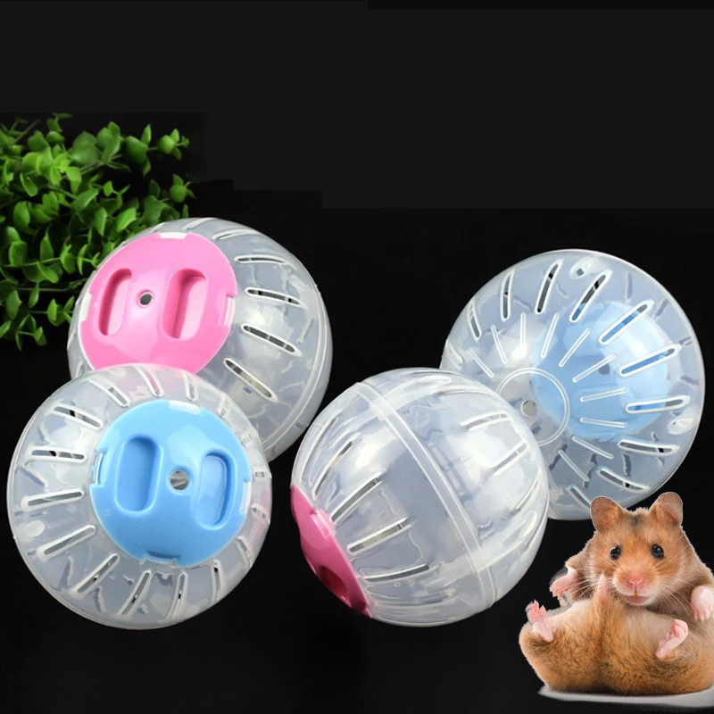 

Hamster Running Ball Silent Hamster Breathable Exercise Ball for Small Animal Pet Rat Chinchilla Jogging Training with Lock Ball