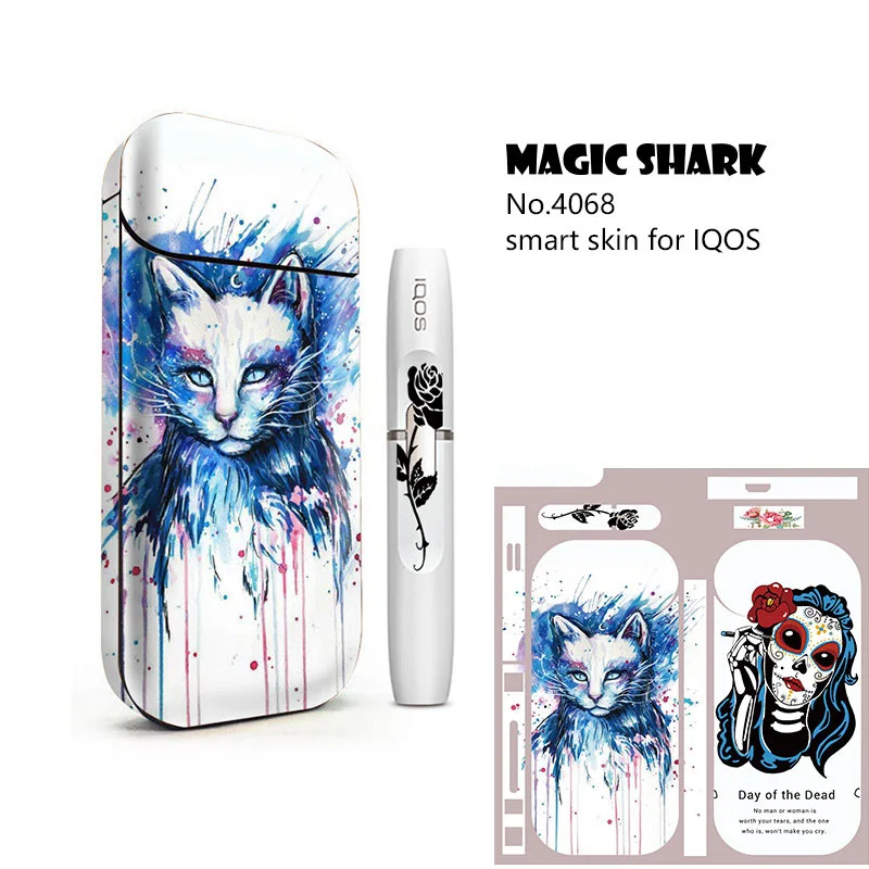 Magic Shark Stereo Sexy Lady Game Cat Film Sticker for IQOS 2.4 Plus Case 2.4p E Cigarette | Мобильные телефоны и