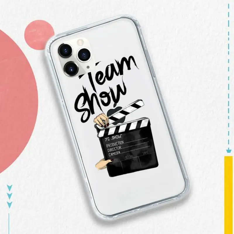 

JAMULAR Cool Movie Pallets Fitted Phone Case Transparent soft For iphone 5 5s 5c se 6 6s 7 8 11 12 plus mini x xs xr pro max