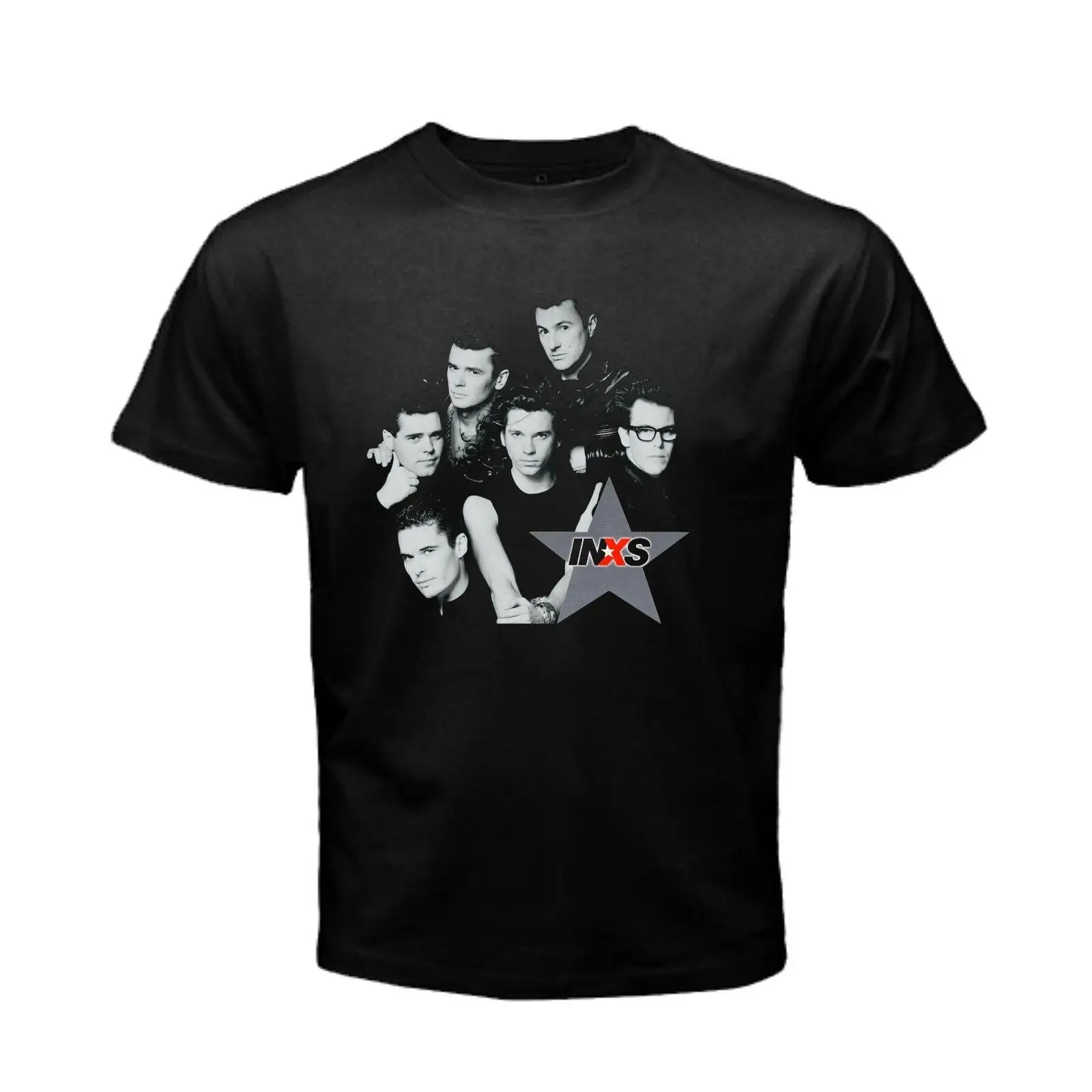 

Inxs Classic Pop Disco Rock Band Kick Aussie Men'S New Black T Shirt S To 3Xl
