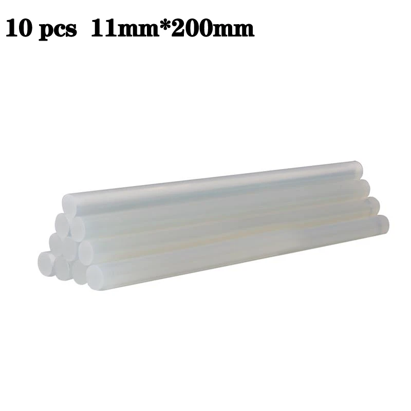 10 Pcs Glue Sticks 110 Вт термоплавкий клеевой пистолет Регулируемая постоянная температура клеевой пистолет Graft ремонтный инструмент термопистолет AC110-240V для 11 мм клеевой палки - Цвет: 10 Pcs Glue Sticks