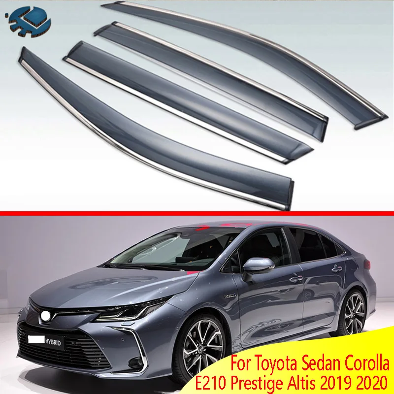 4 шт. защитный козырек для Toyota Corolla E210 Sedan 2019 2020|Навесы и укрытия| |