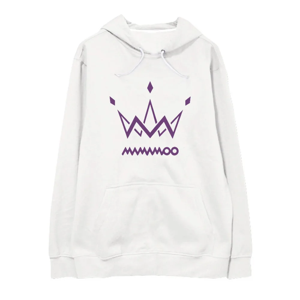 Kpop mamamoo пуловер с принтом толстовки унисекс Модные свободные ходи harajuku худи