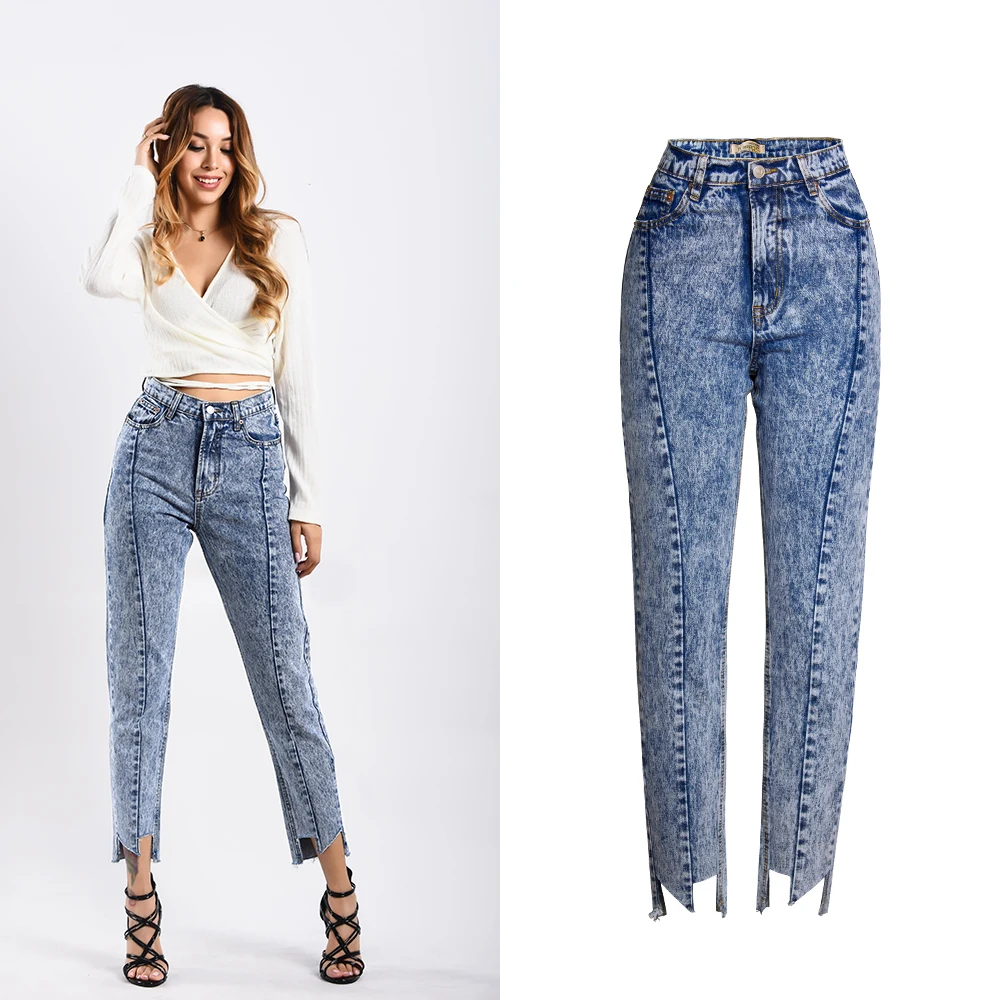 

Заводская распродажа эстетическое джинсы-бойфренды для женщин осень-зима Хлопок размера плюс мужские темно-синие джинсы для женщин