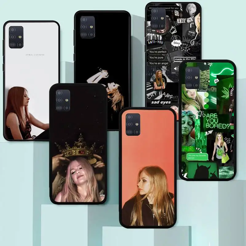 

Avril lavigne Phone Case For Samsung A11 A12 A71 A80 M10 M20 M21 M30 M31 M31S 5G Cover Fundas