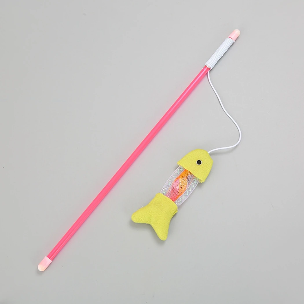 Пластиковая Интерактивная рыбка-Дразнилка для котенка 1 шт. пластиковые кошачьи