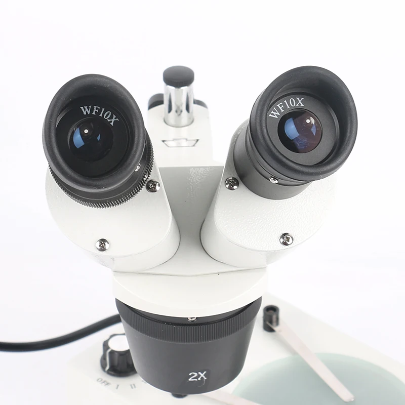 20X 40X промышленный стерео микроскоп бинокулярный окуляр нижний СВЕТОДИОДНЫЙ свет
