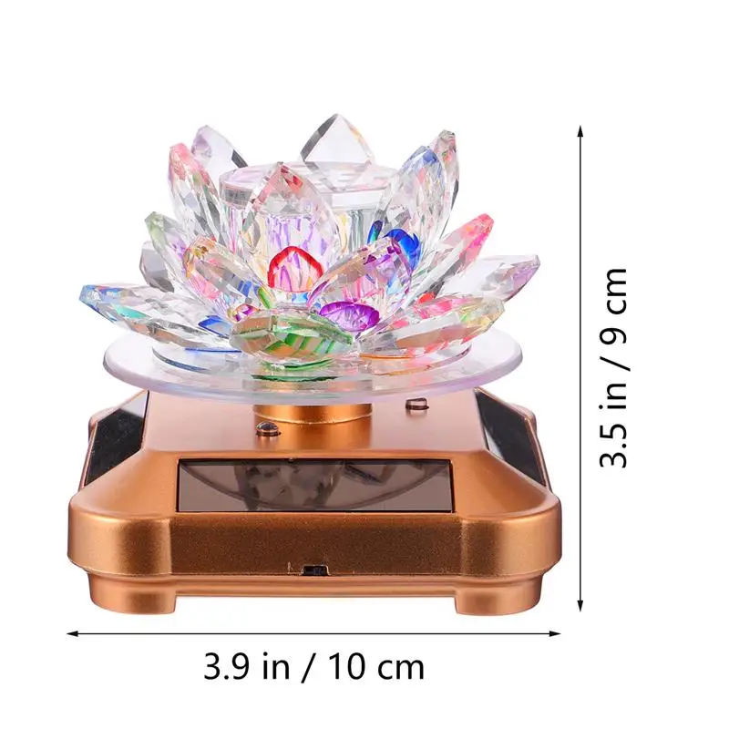 1 шт. Вращающаяся лампа в виде лотоса автомобильная подставка для духов