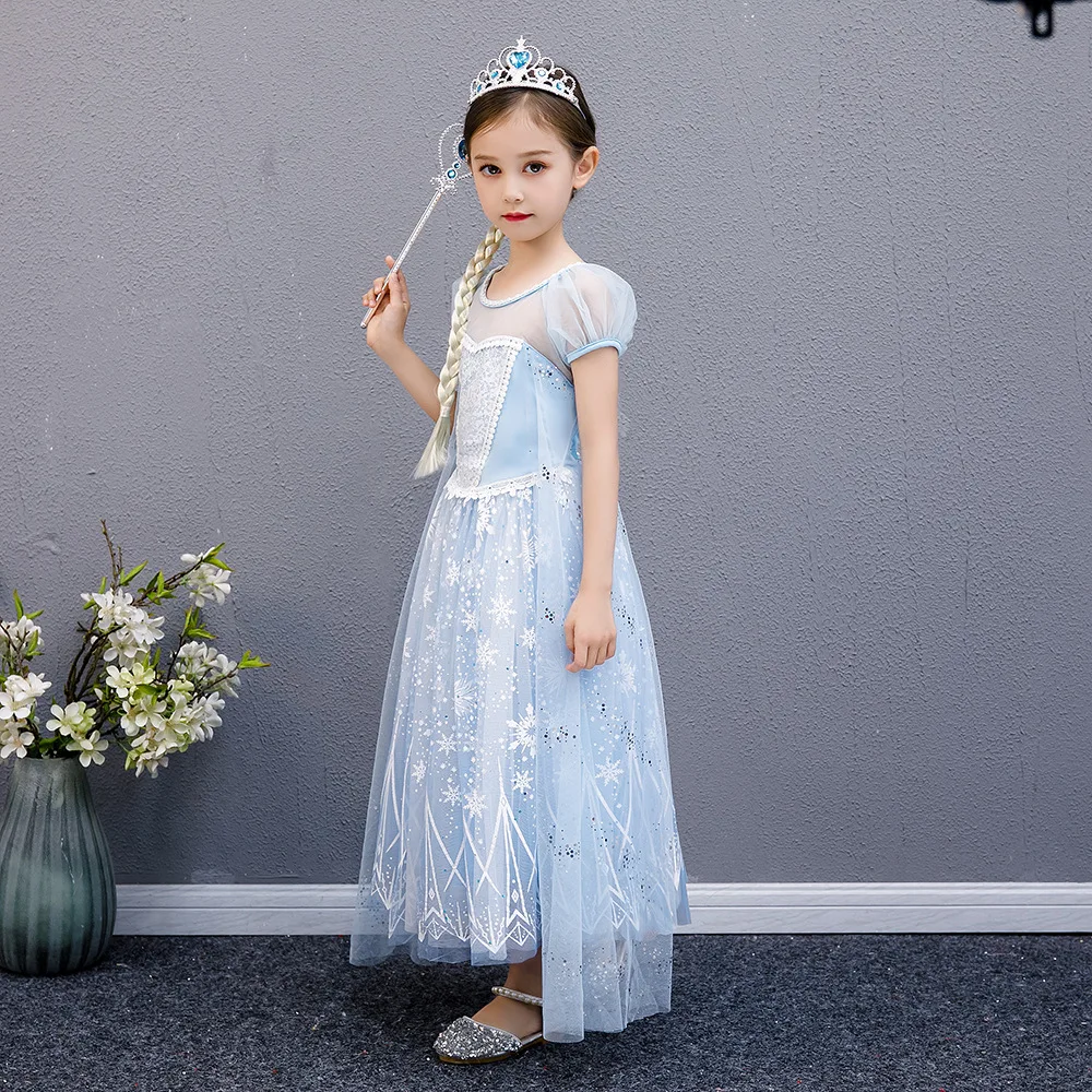 Обувь для девочек костюм принцессы Снежная королева одевания с накидкой