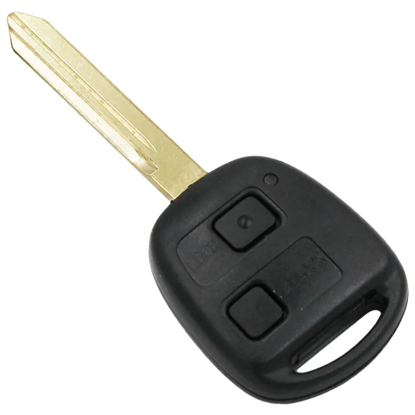 2 кнопочный дистанционный ключ Fob для Toyota RAV4 Corolla Yaris 433 МГц с чипом 4C/4D67 внутри TOY47