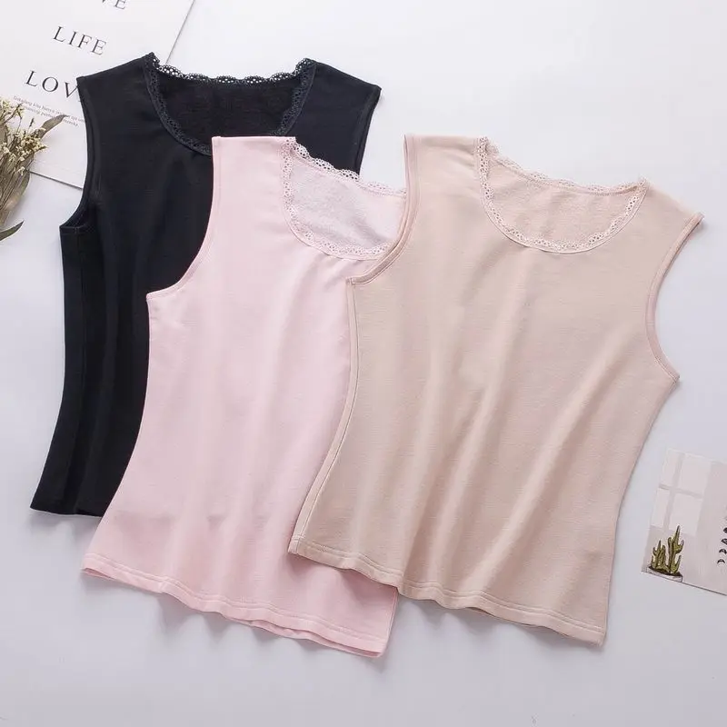 Birdsky OR-28 женский Шелковый кружевной топ на бретелях из тутового шелка Майки с