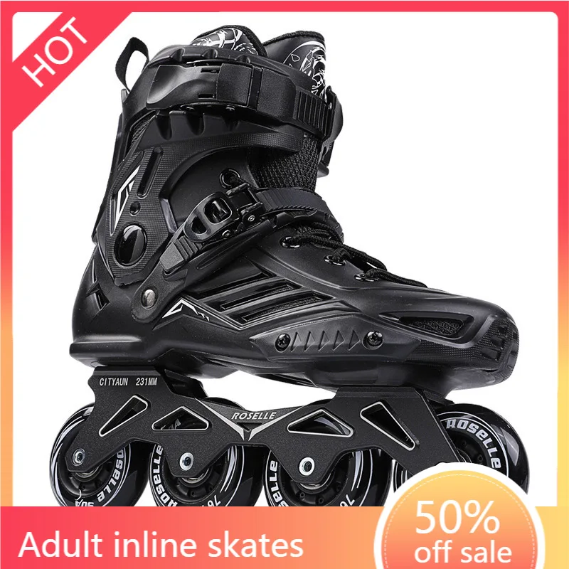 Женские и мужские Взрослые коньки роликовые спортивная обувь однорядные для