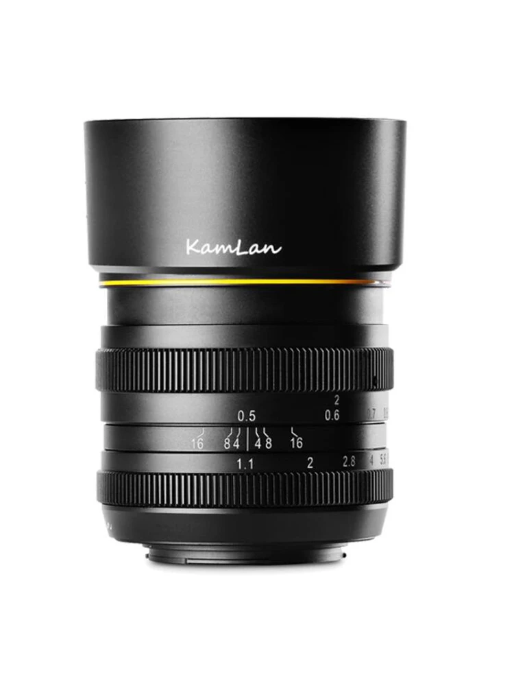Kamlan 50 мм f1.1 большая апертура микро одиночные Портретные ручные линзы для NEX FX EOSM M43