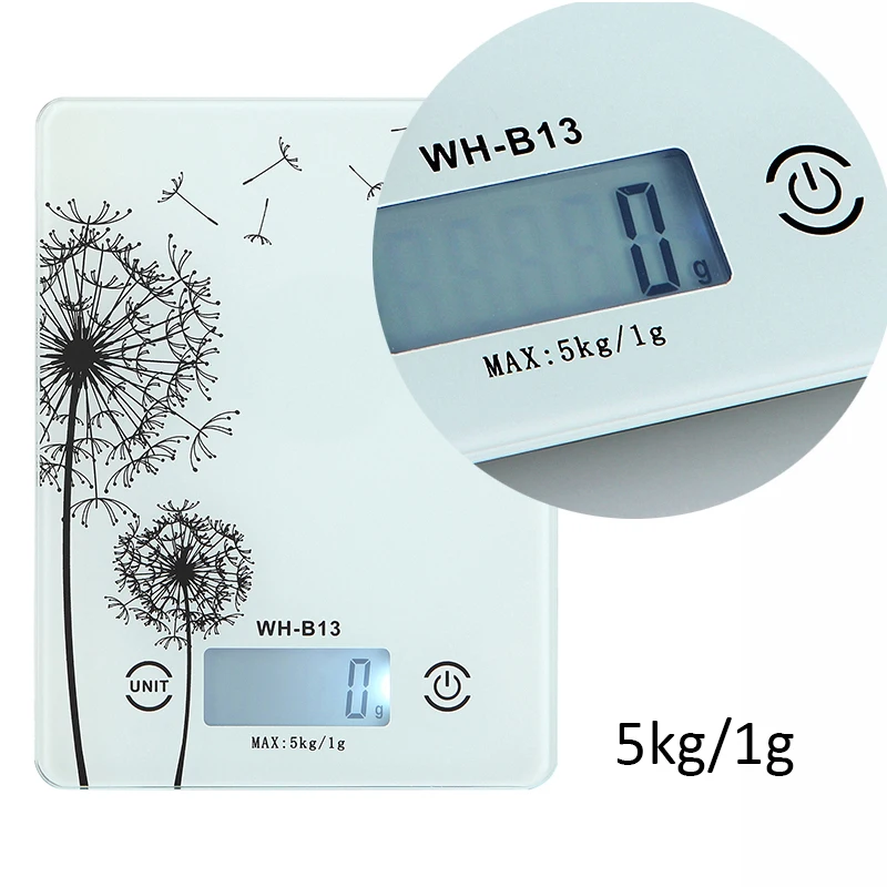 Электронные пищевые весы 5 кг бытовые кухонные диетические измерительный