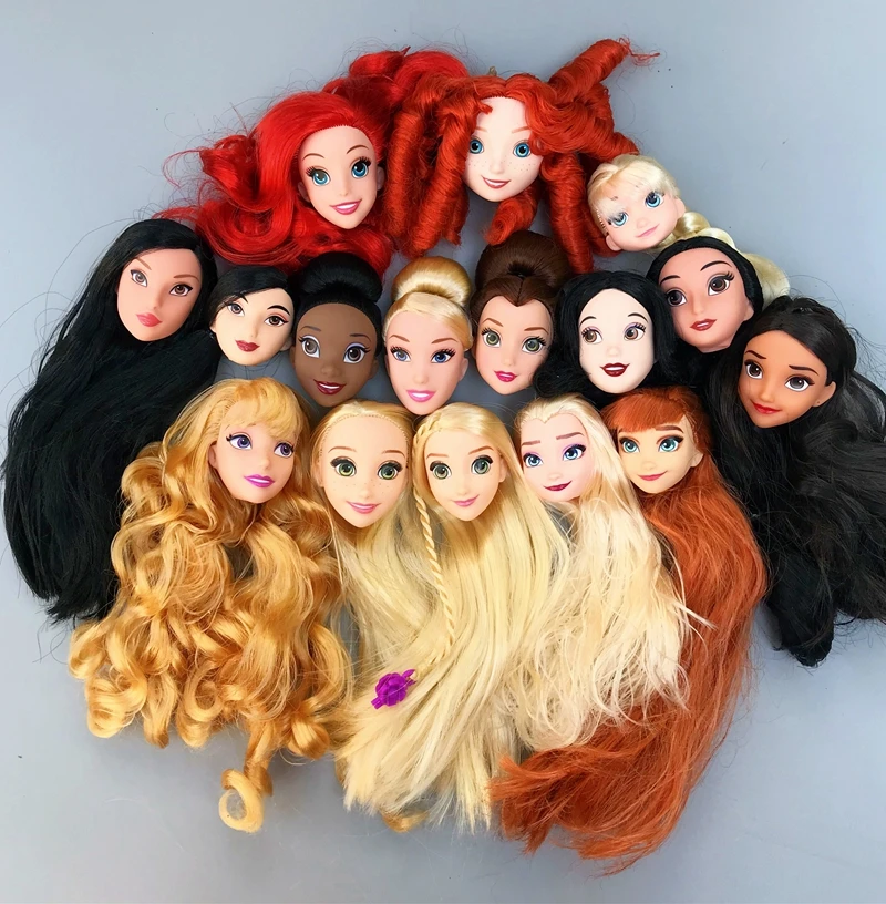 Винтажная редкая кукла принцессы в стиле ретро голова для девочки макияж сделай