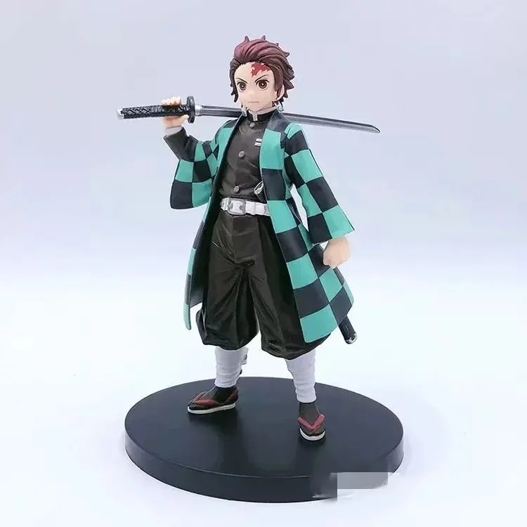Demon Slayer Kimetsu no Yaiba Kamado Tanjirou Nezuko фигурка аниме ПВХ Новая коллекция Фигурки