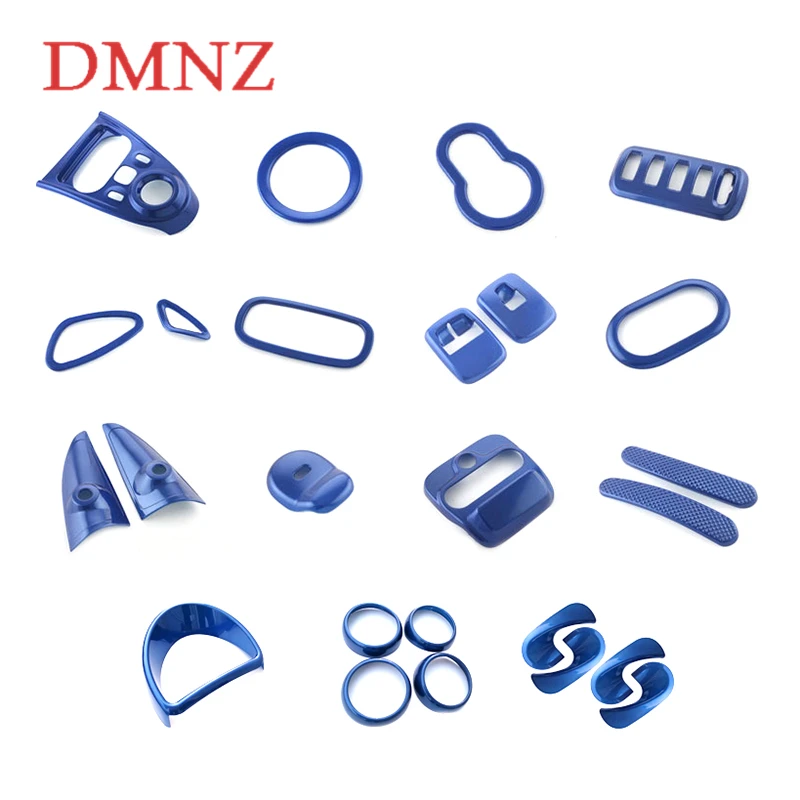 

Car interior ABS plastic blue decoration cover For Mercedes the new Smart 453 Fortwo forfour 2015-2020 modification Accessories