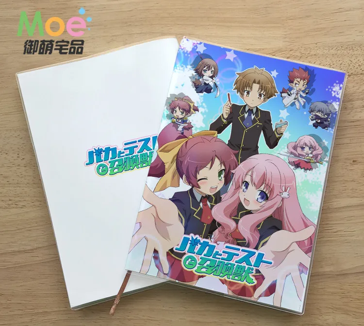 

Anime Baka to Tesuto to Shokanju Figure Student Writing Paper Notebook Delicate Eye Protection Notepad Diary Memo Gift