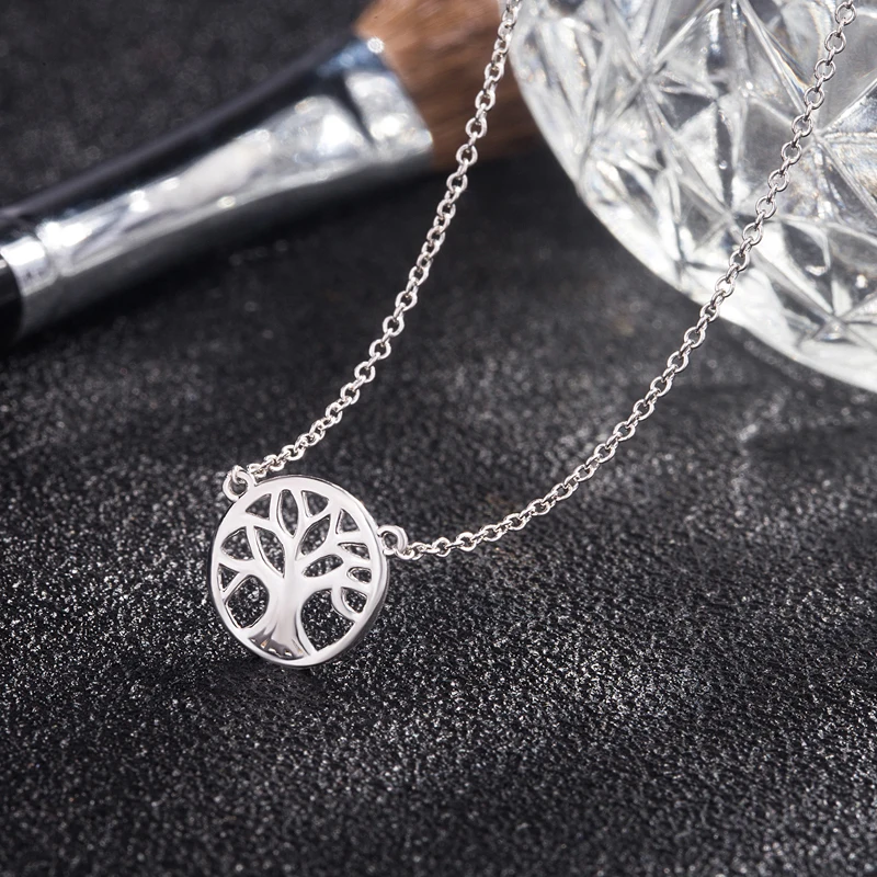 Ожерелье женское из чистого серебра 925 пробы длина 45 см