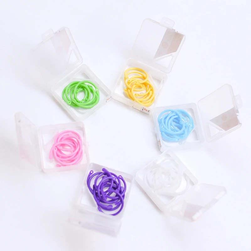 

Creative Plastic Multifunction Circle DIY Album Loose Leaf Book Binder Hoop Ring QX2B