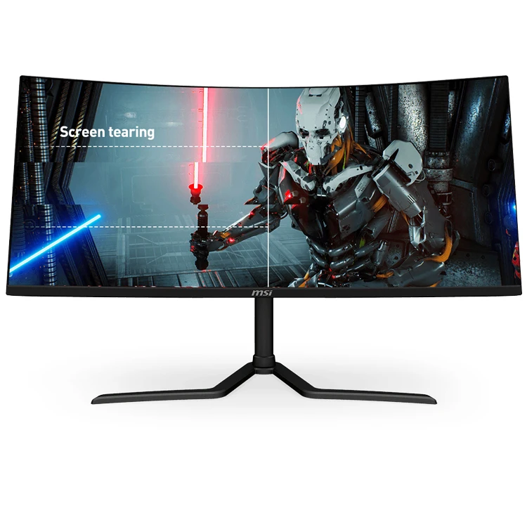 

MSI PAG343CQR Curved Gaming Monitor with 34 Inch 1500R 350 Nits VA 144Hz 1ms 4K 3440x1440 RGB Mystic Light Support AMD FreeSync