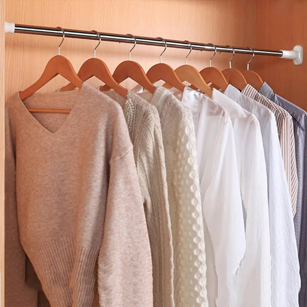 Телескопическая Штора для ванной комнаты телескопическая веревка белья сушилка