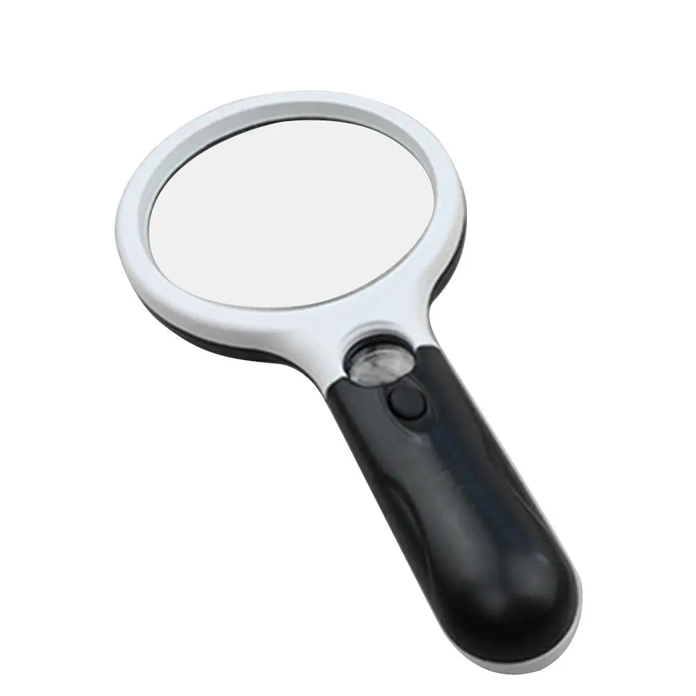 

45X Handheld Magnifier Handheld Reading Magnifying Glass Illuminated Magnifier Microscope Lens Jewelry Watch Loupe