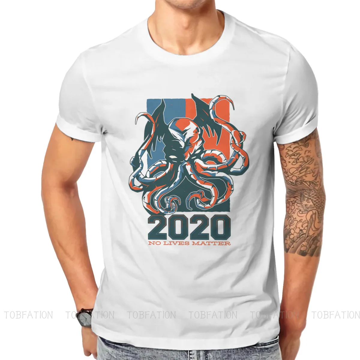 Футболка Cthulhu с изображением монстра Mythos 2020 винтажная графическая футболка