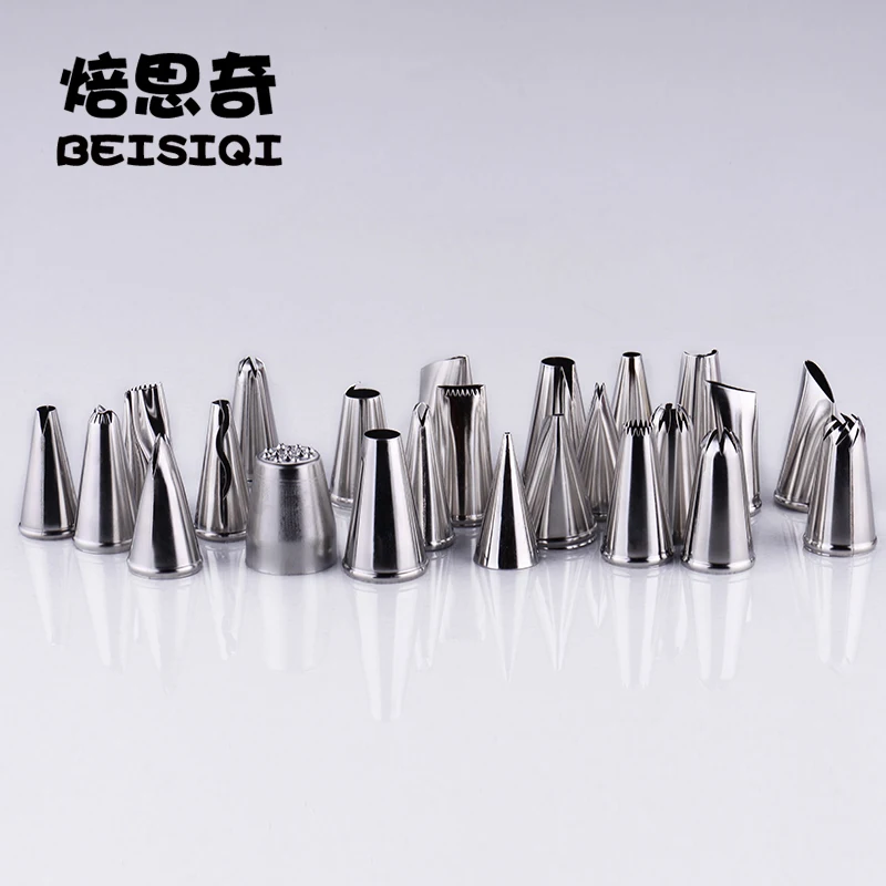 

Набор для украшения рта из нержавеющей стали, 24 головки в коробке, корейский инструмент для украшения торта и печенья