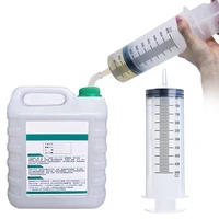 large syringe tubing 500ml plastic syringe with tube converter cap for liquid oil glue applicator experiments industrial