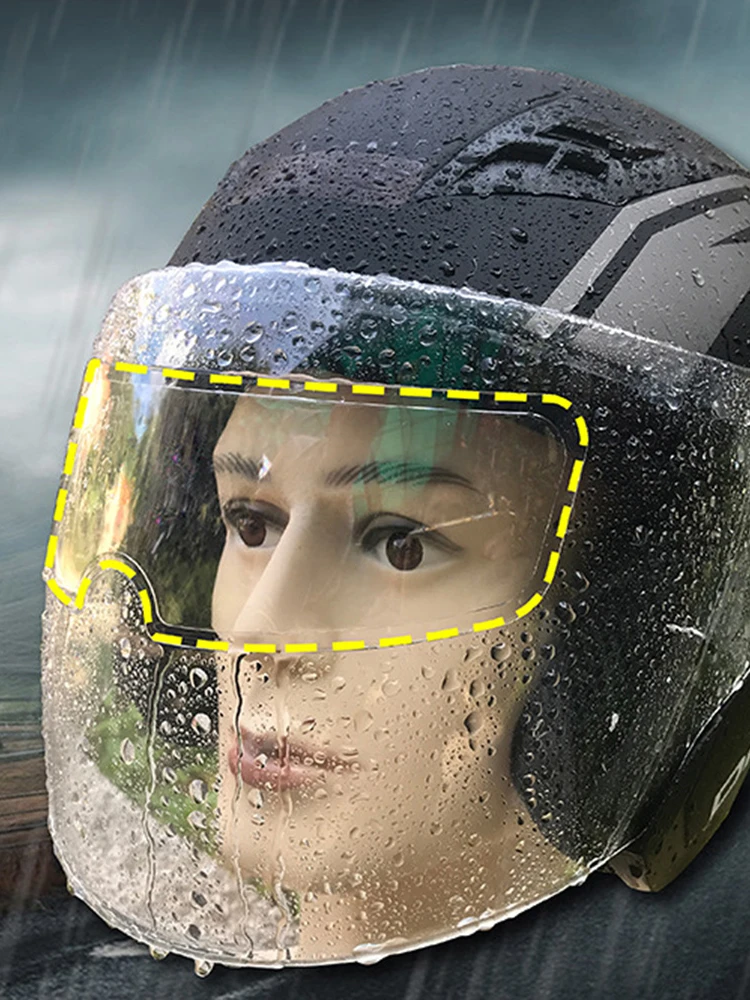 Фотопленка противотуманный патч козырек линза для мотоцикла полное открытие