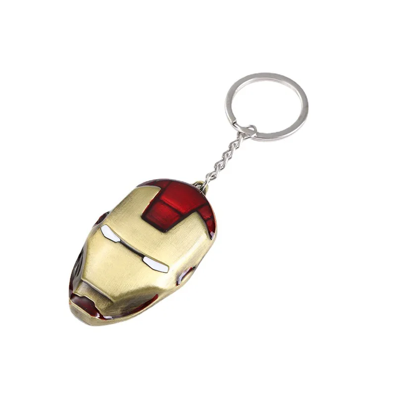 

2021 new LLavero de Marvel Iron Man de Los Vengadores 4 Key Chain Bag Car Keychains Movie Accessories for Gift