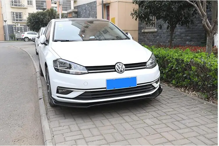 Для Volkswagen Golf 7 5 Body kit спойлер 2016 2018 для ABS задний передний бампер диффузор защитные