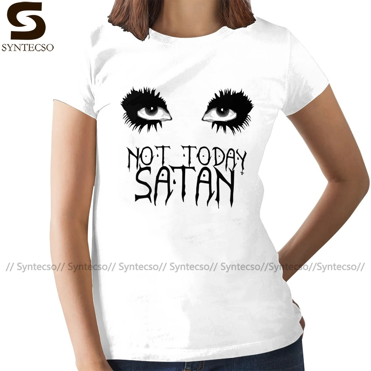 

Not Today Satan T-Shirt Not Today Satan Bianca Del Rio T Shirt Street Wear O Neck Women tshirt Cotton Ladies Tee Shirt