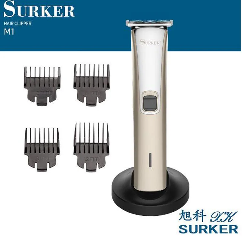 Машинка для стрижки волос surker M1 Электрическая аккумуляторная с USB