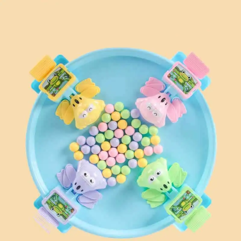 

Toys Hungry Frogs Eating Beans Games Parent-Child Interactive Desktop Board Game Children Board Strategy Games Toy