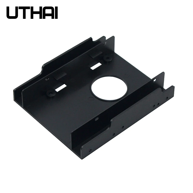 UTHAI G19 двойной слой 2,5 дюймов до 3,5 дюймов кронштейн пластиковый держатель жесткого диска ноутбук механический SSD твердотельный адаптер
