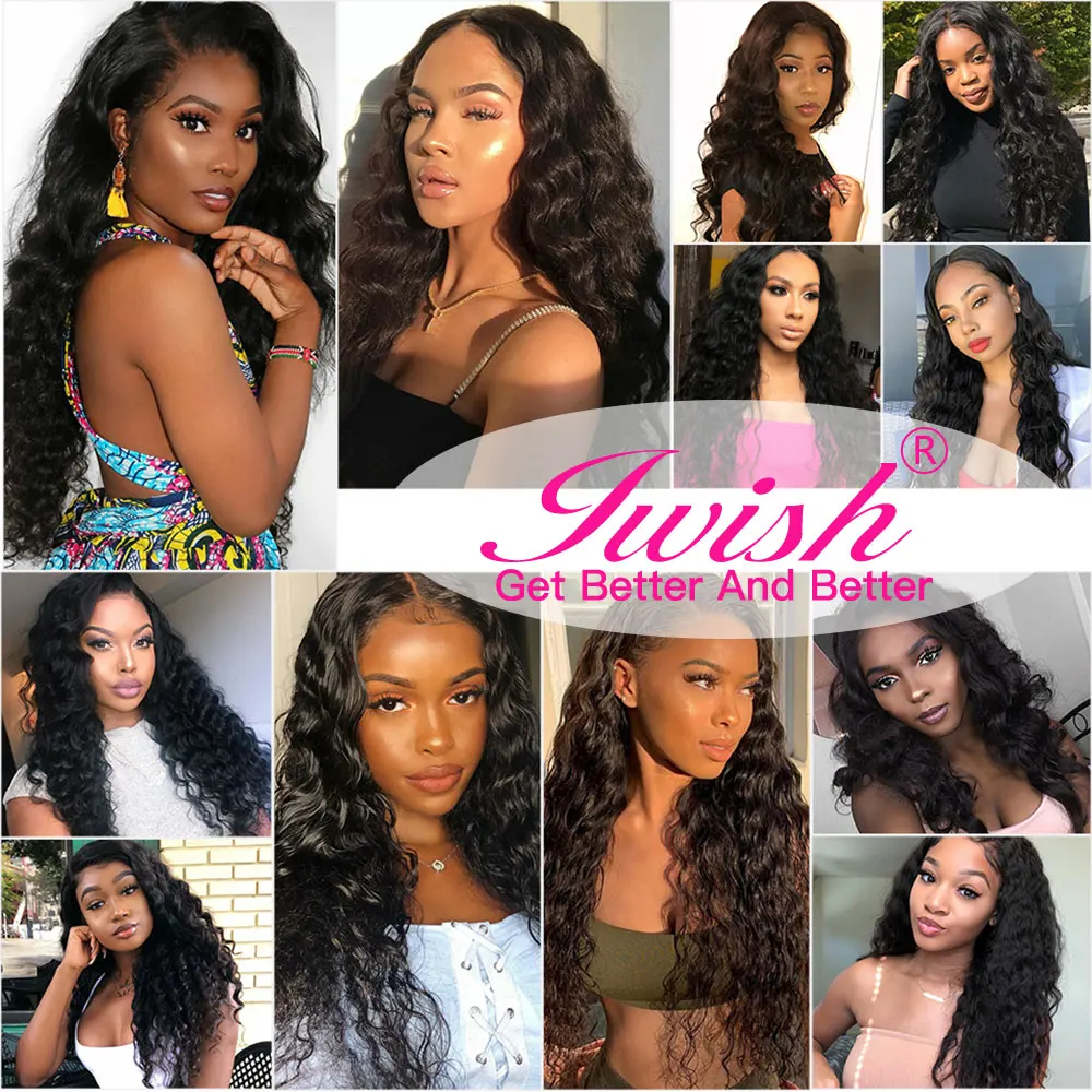 30 дюймовый парик с закрытием волнистых волос 150 бразильские человеческие волосы