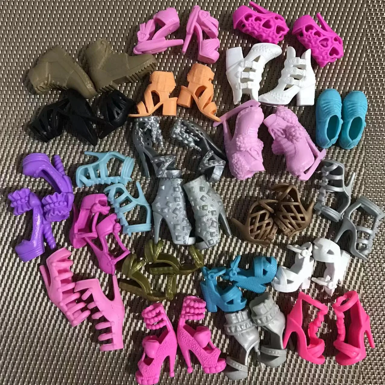 

Female Doll Shoes Boots Sandals Girl DIY Dressing Doll Toys Decor Shoes For FR IT Barby Dolls Colorful Doll Accessories DIY Part