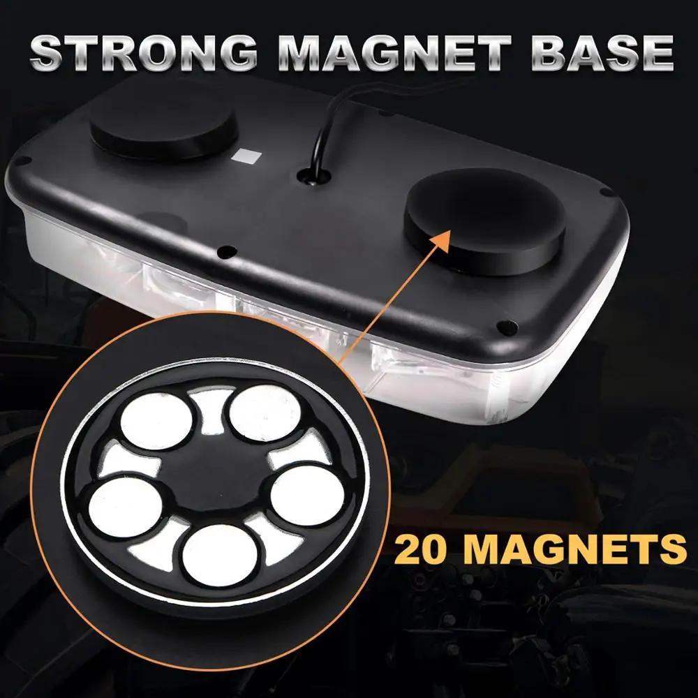 Автомобильный стробоскоп предупреждающий свет 30 светодиодов на крышу