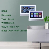support 5g wifi bluetooth in wall amplifier android 8 1 smart home power audio music system 7 hd display player connect to tv