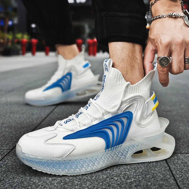 

Blade sports men's shoes aj2021 new trend high-top shoes Korean casual summer breathable large size shoes men